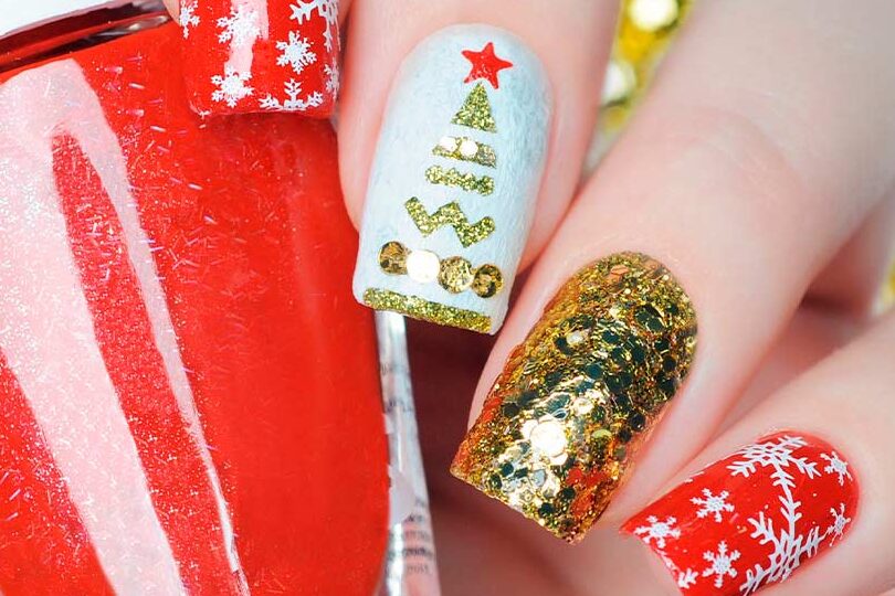 Diseños de uñas navideñas para niñas: ¡Divertidos y fáciles de hacer!